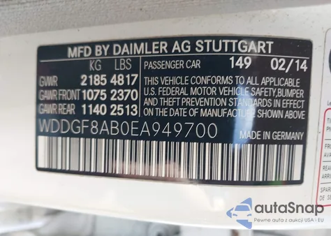 2014 Mercedes-Benz C 300 Luxury 4Matic/Sport 4Matic from USA, damaged, VIN WDDGF8AB0EA949700